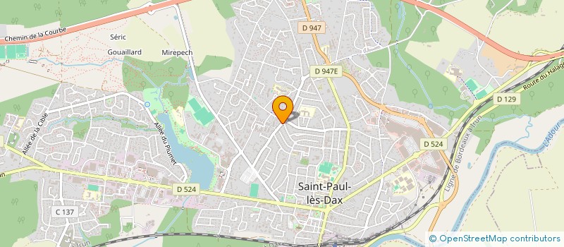 localisation de l'entreprise MADAME MARIA DA CONCECAO DE ABREU MACHADO à SAINT-PAUL-LES-DAX