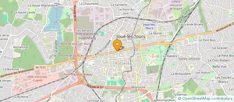 localisation de l'entreprise MADAME MARIA-DA-CONCEICAO NUNES MOREIRA  JOUE-LES-TOURS