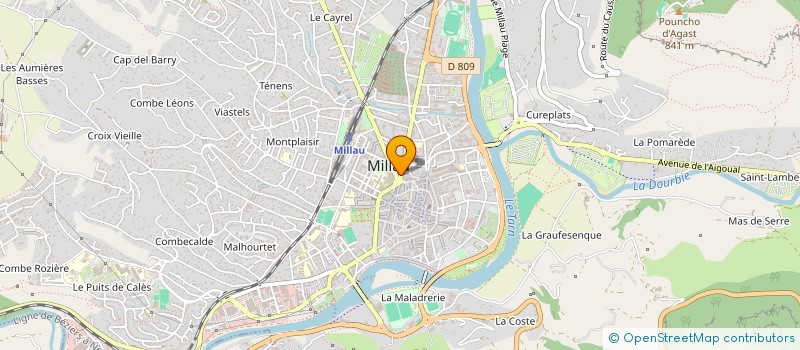 localisation de l'entreprise MADAME MARIA DA CONCEICAO SARAIVA à MILLAU