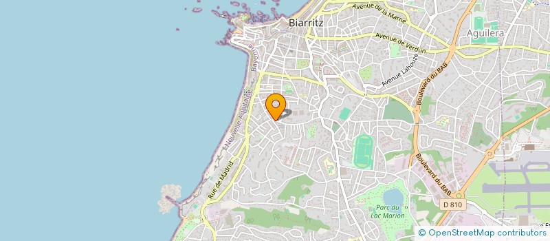 localisation de l'entreprise MADAME MARIA DA COSTA à BIARRITZ