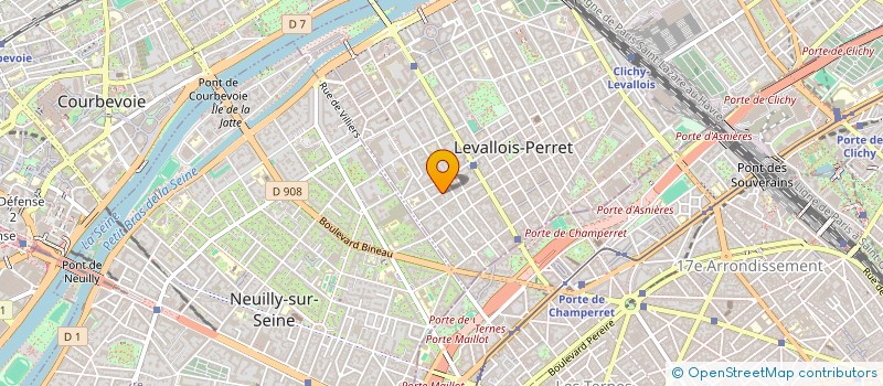 localisation de l'entreprise MADAME MARIA DA COSTA MARINHO à LEVALLOIS-PERRET