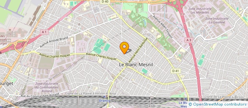 localisation de l'entreprise MADAME MARIA DA GLORIA RODRIGUES CANDEIAS à LE BLANC-MESNIL
