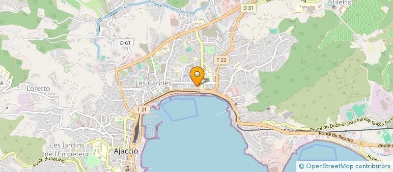 localisation de l'entreprise MADAME MARIA DA GRACA NUNES FERREIRA à AJACCIO