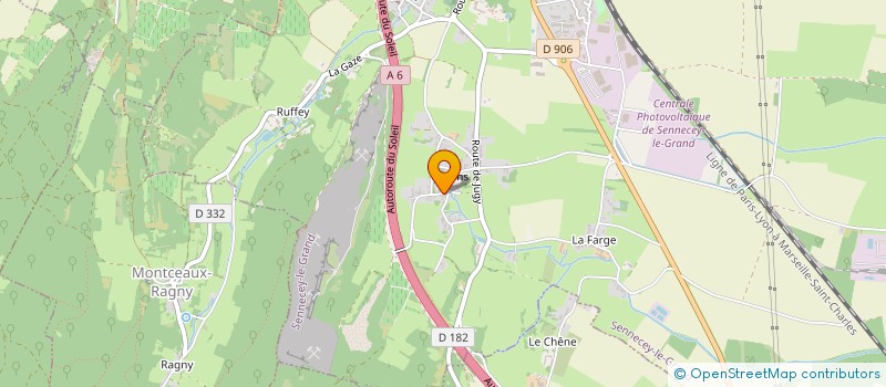 localisation de l'entreprise MADAME MARIA DA LUZ FERREIRA  SENNECEY-LE-GRAND