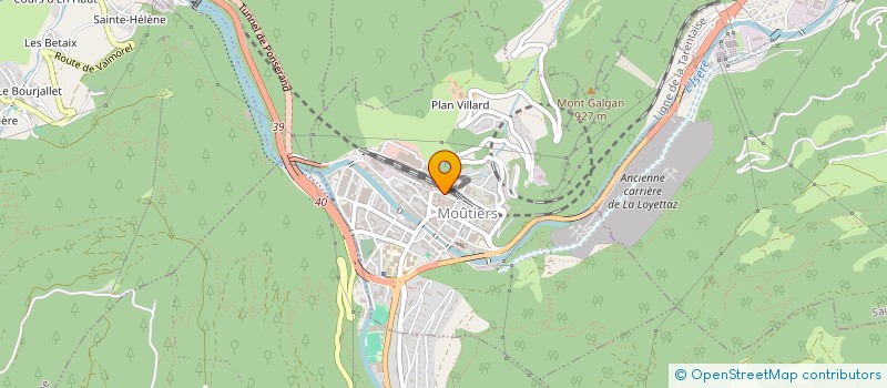 localisation de l'entreprise MADAME MARIA DA RESSURREICA PATRICIO HORTA  MOUTIERS