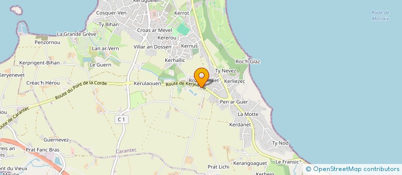 localisation de l'entreprise MADAME MARIA DA ROCHA FARIA  CARANTEC