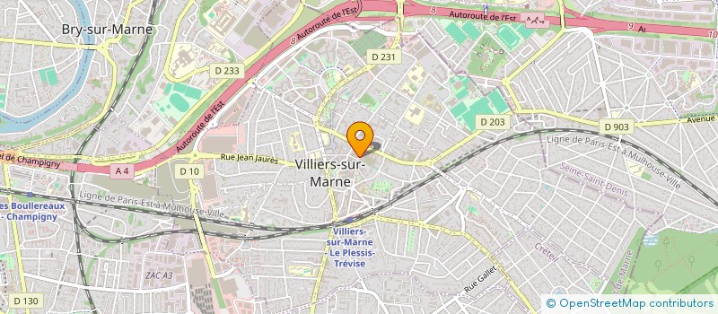 localisation de l'entreprise MADAME MARIA DA SILVA  VILLIERS-SUR-MARNE