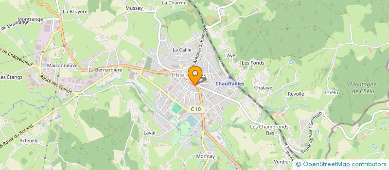 localisation de l'entreprise MADAME MARIA DA SILVA  CHAUFFAILLES