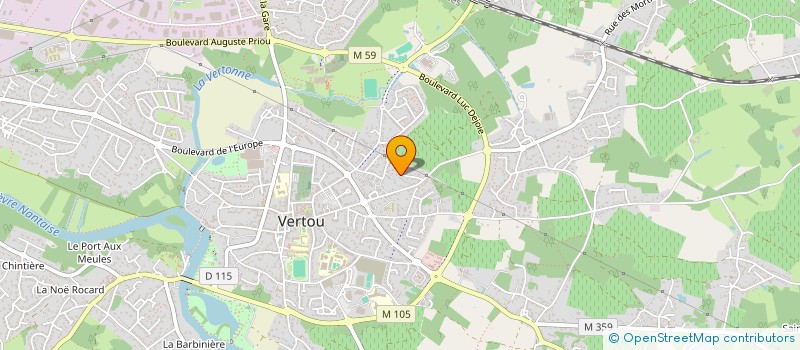 localisation de l'entreprise MADAME MARIA DA SILVA  VERTOU