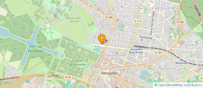 localisation de l'entreprise MADAME MARIA DA SILVA à VERSAILLES
