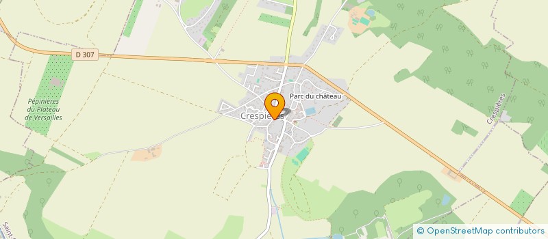 localisation de l'entreprise MADAME MARIA DA SILVA COSTA  CRESPIERES