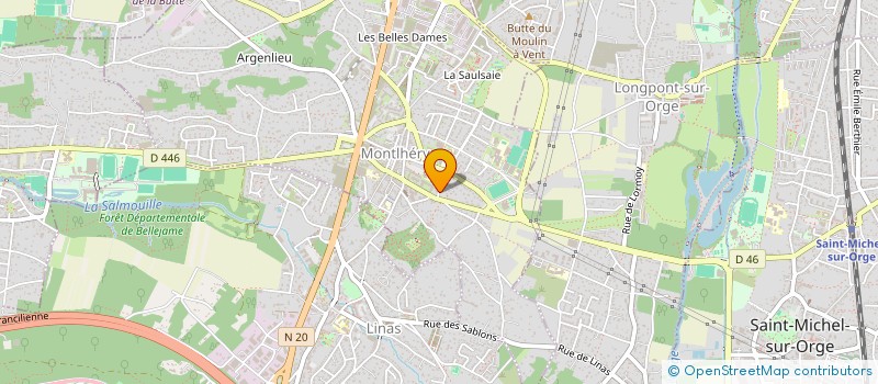 localisation de l'entreprise MADAME MARIA DA SILVA MACHADO  MONTLHERY