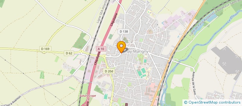 localisation de l'entreprise MADAME MARIA DA SILVA MARTINS  JAUNAY-MARIGNY