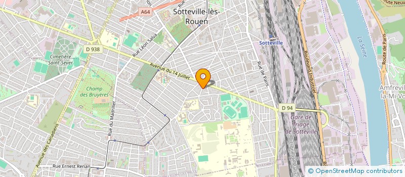 localisation de l'entreprise MADAME MARIA DA SILVA PINTO à SOTTEVILLE-LES-ROUEN