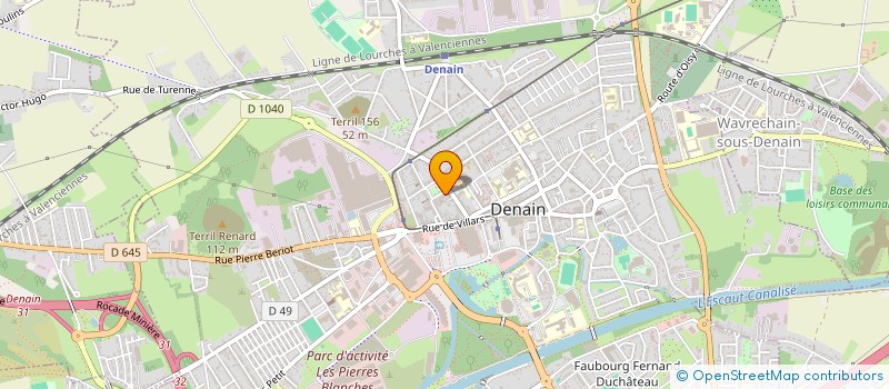 localisation de l'entreprise MADAME MARIA DANIELA LUPU  DENAIN