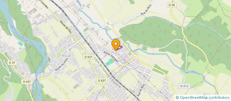 localisation de l'entreprise MADAME MARIA DASILVA  ASSAT