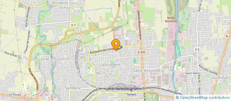localisation de l'entreprise MADAME MARIA DE AMARO DANTAS à TARBES