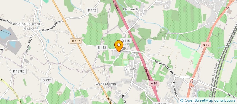 localisation de l'entreprise MADAME MARIA DE ANDRADE  VIRSAC