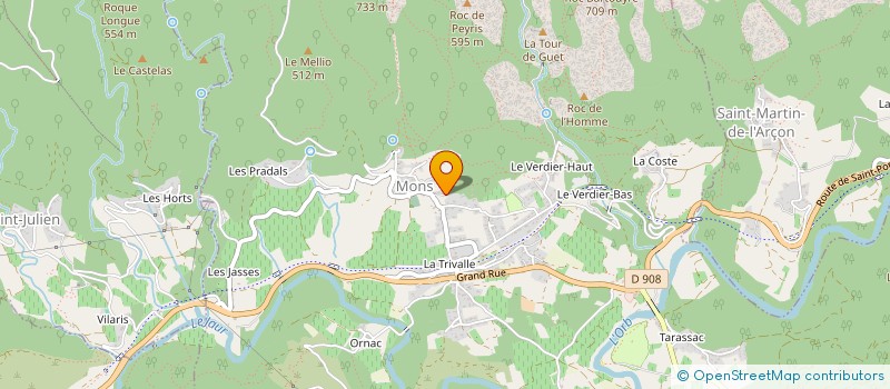 localisation de l'entreprise MADAME MARIA DE ARAUJO  MONS