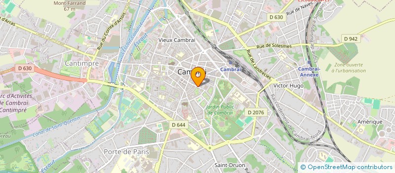 localisation de l'entreprise MADAME MARIA DE CASTRO SOUSA à CAMBRAI