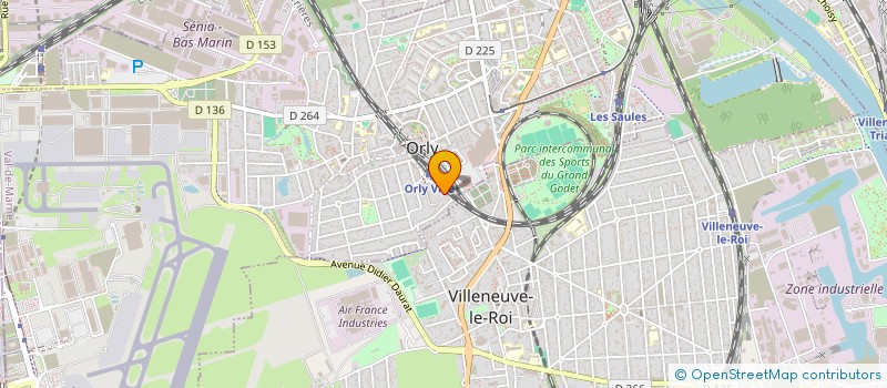 localisation de l'entreprise MADAME MARIA DE FATIMA COSTA GONCALVES  ORLY