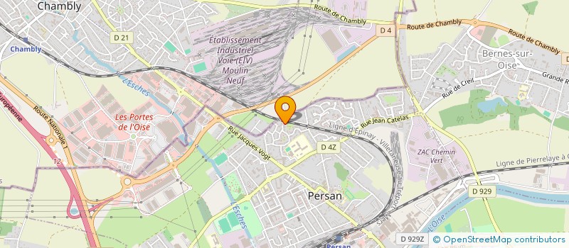 localisation de l'entreprise MADAME MARIA DE FATIMA DE BRITO PEREIRA  PERSAN