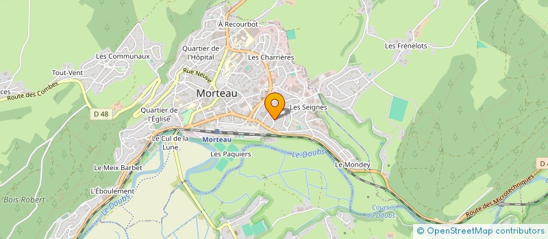 localisation de l'entreprise MADAME MARIA DE FATIMA DE PINHO BRANDAO à MORTEAU