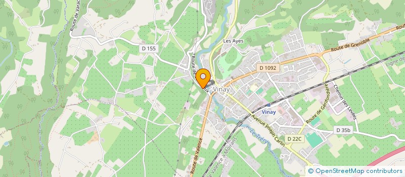 localisation de l'entreprise MADAME MARIA DE FATIMA FERNANDES MOTA  VINAY