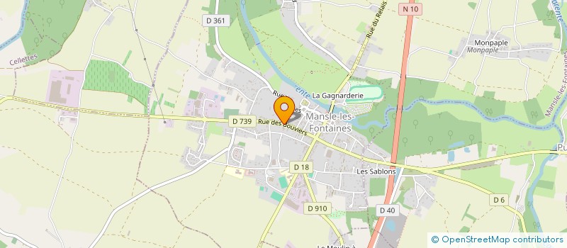 localisation de l'entreprise MADAME MARIA DE FATIMA FERNANDES VITORIA à MANSLE-LES-FONTAINES