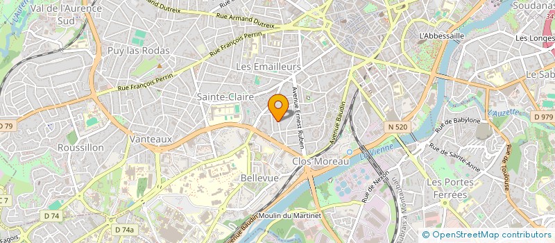 localisation de l'entreprise MADAME MARIA DE FATIMA GOMES CRISTINO ANTUNES à LIMOGES