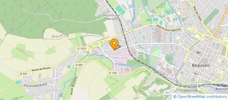 localisation de l'entreprise MADAME MARIA DE FATIMA LUCIO SOARES  BEAUVAIS