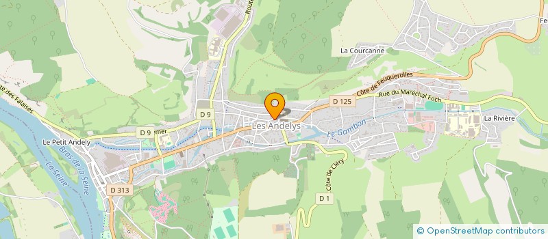 localisation de l'entreprise MADAME MARIA DE FATIMA MARQUES DA SILVA  LES ANDELYS