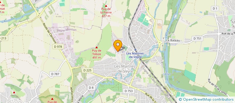 localisation de l'entreprise MADAME MARIA DE FATIMA PEREIRA GONCAVES  LES MARTRES-DE-VEYRE