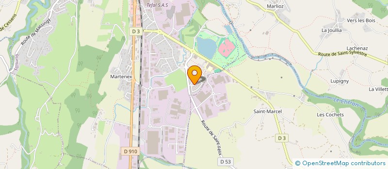 localisation de l'entreprise MADAME MARIA DE FATIMA REI FONSECA  RUMILLY