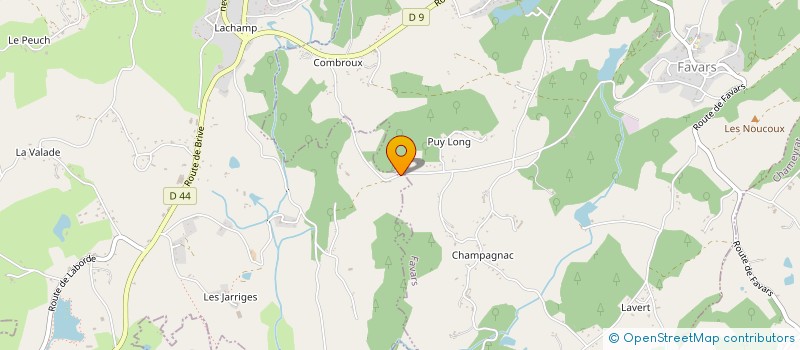 localisation de l'entreprise MADAME MARIA DE FREITAS FERREIRA  FAVARS