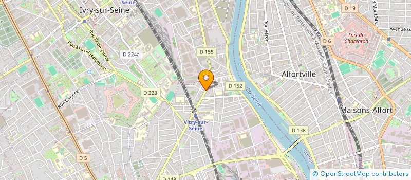 localisation de l'entreprise MADAME MARIA DE JESUS CORREIRA  VITRY-SUR-SEINE