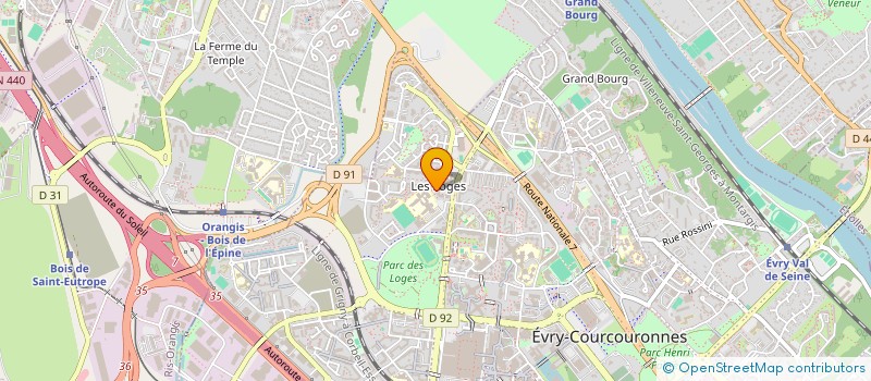 localisation de l'entreprise MADAME MARIA DE JESUS FERREIRA TAVARES  EVRY-COURCOURONNES