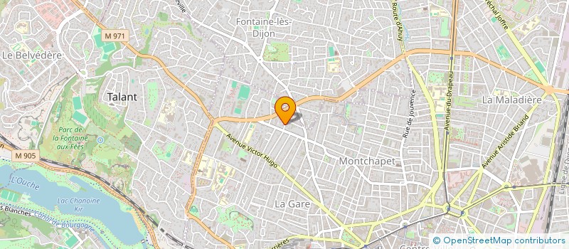 localisation de l'entreprise MADAME MARIA DE JESUS FONSECA  DIJON