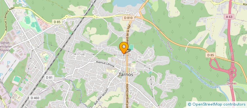 localisation de l'entreprise MADAME MARIA DE LA CRUZ  TARNOS