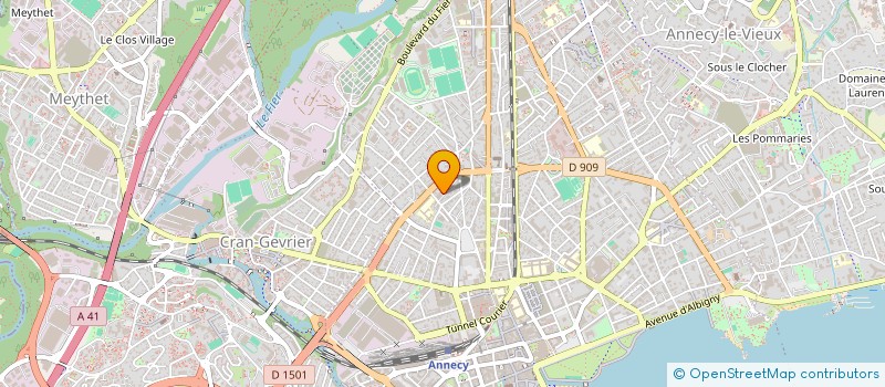 localisation de l'entreprise MADAME MARIA DE LA FUENTE MARQUES à ANNECY