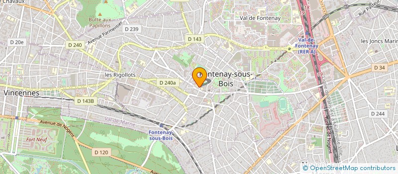localisation de l'entreprise MADAME MARIA DE LA PAZ COMPARELLI à FONTENAY-SOUS-BOIS