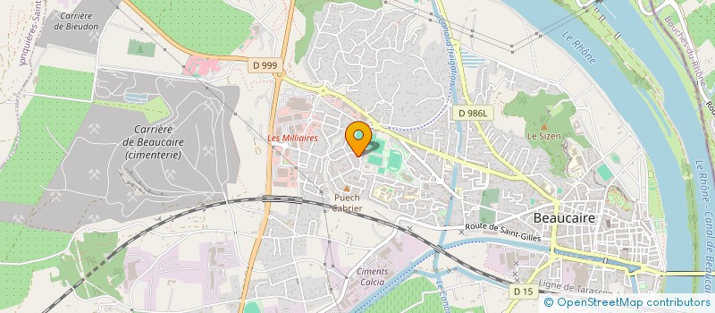 localisation de l'entreprise MADAME MARIA DE LOS ANGELES ARRANZ SORIANO  BEAUCAIRE