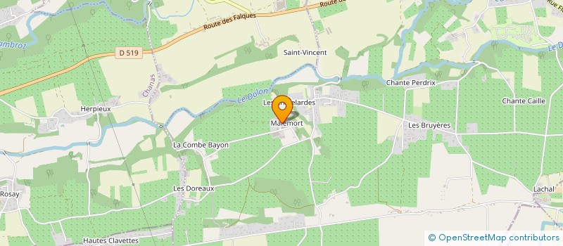 localisation de l'entreprise MADAME MARIA DE LOS ANGELES CANAR SANCHEZ  BOUGE-CHAMBALUD