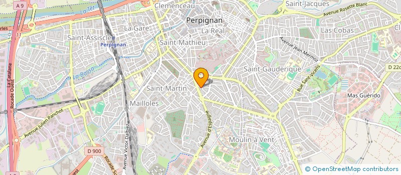 localisation de l'entreprise MADAME MARIA DE LOS ANGELES HIERREZUELO  PERPIGNAN