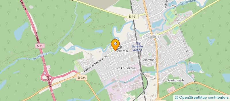 localisation de l'entreprise MADAME MARIA DE LOS ANGELES MACIAS PEREZ  SALBRIS