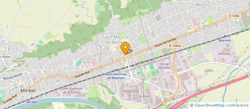 localisation de l'entreprise MADAME MARIA DE LOS RIOS  SAINT-MAURICE-DE-BEYNOST