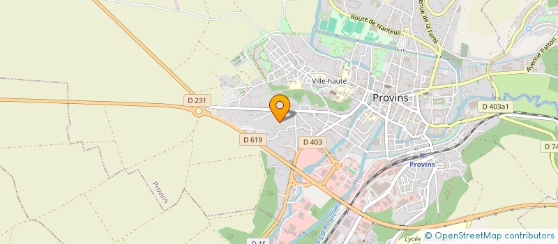 localisation de l'entreprise MADAME MARIA DE LOURDES ALVES SOUZA  PROVINS