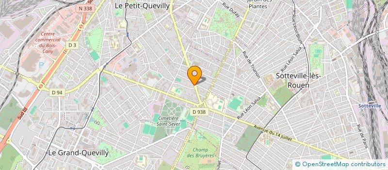 localisation de l'entreprise MADAME MARIA DE LOURDES BALTAZAR à LE PETIT-QUEVILLY