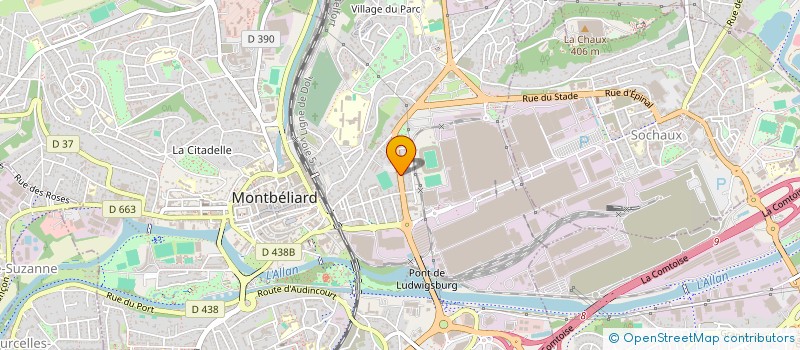 localisation de l'entreprise MADAME MARIA DE LOURDES DA COSTA  MONTBELIARD