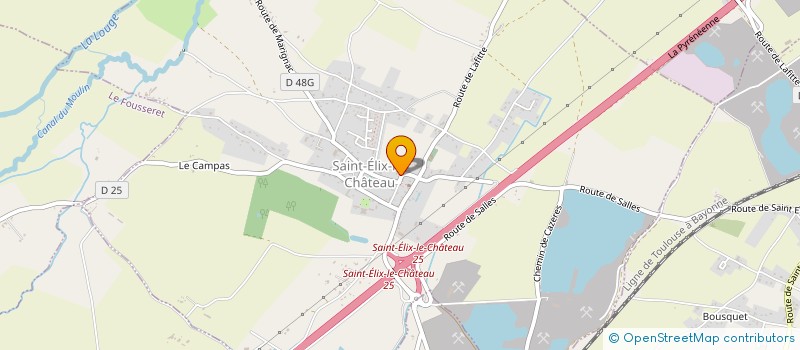 localisation de l'entreprise MADAME MARIA DE LOURDES SEMEDO LOPES DOS SANTOS  SAINT-ELIX-LE-CHATEAU